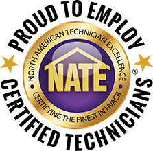 NATE certified technicians logo