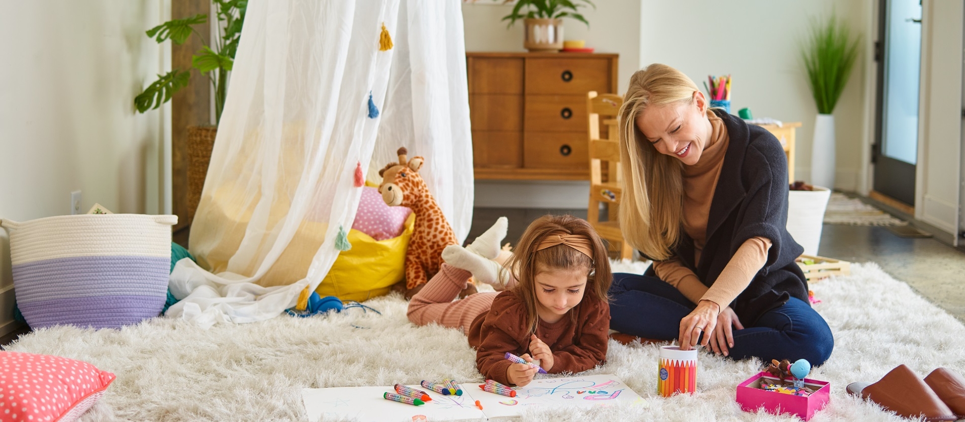 mother and daughter art project